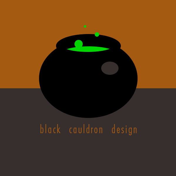 Black Cauldron Design LLC Logo.