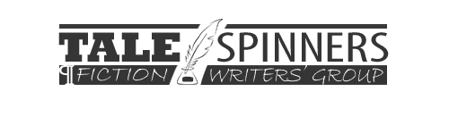 Tale Spinners black and white logo.